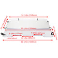 Clear Folding Windshield with Hardware for Kawasaki Mule 3000/3010 (2003–2013)