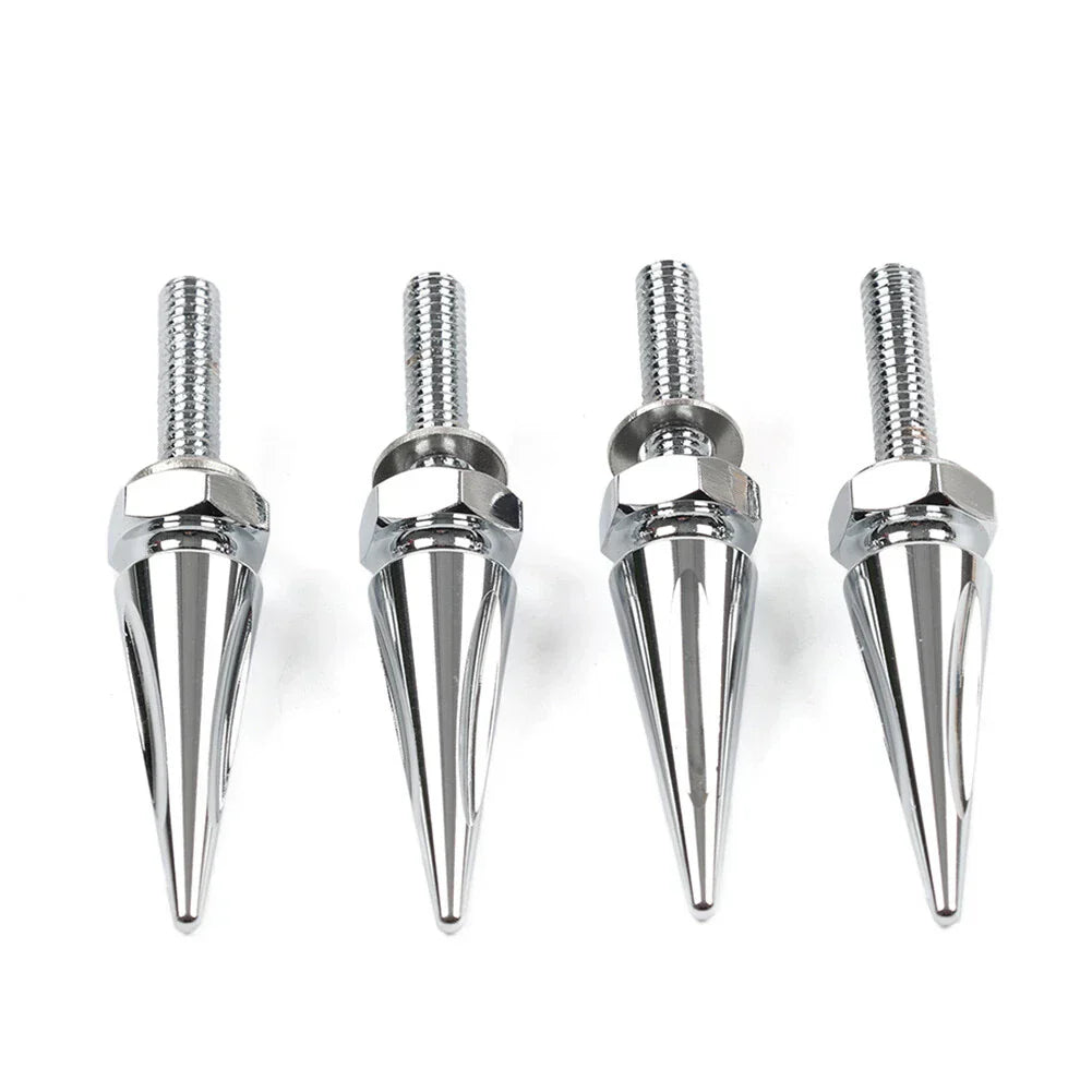 Chrome Windshield Spike Bolts for Harley Road Glide (2015-2023)