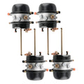 Set of 4 Air Brake Chamber 30/30 for NT3030STD120, NT3030STD-120, 3030TS