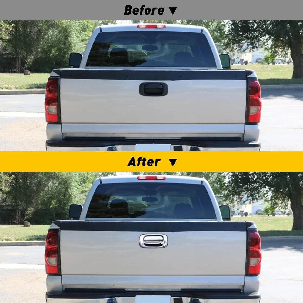 Chrome Trunk Cover Tailgate Handle for Chevy Silverado GMC 36312