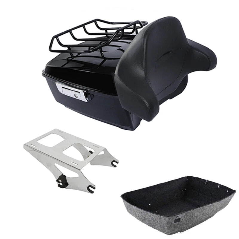 Trunk Luggage Backrest Mount Rack for Harley Touring Models (2014–2026)