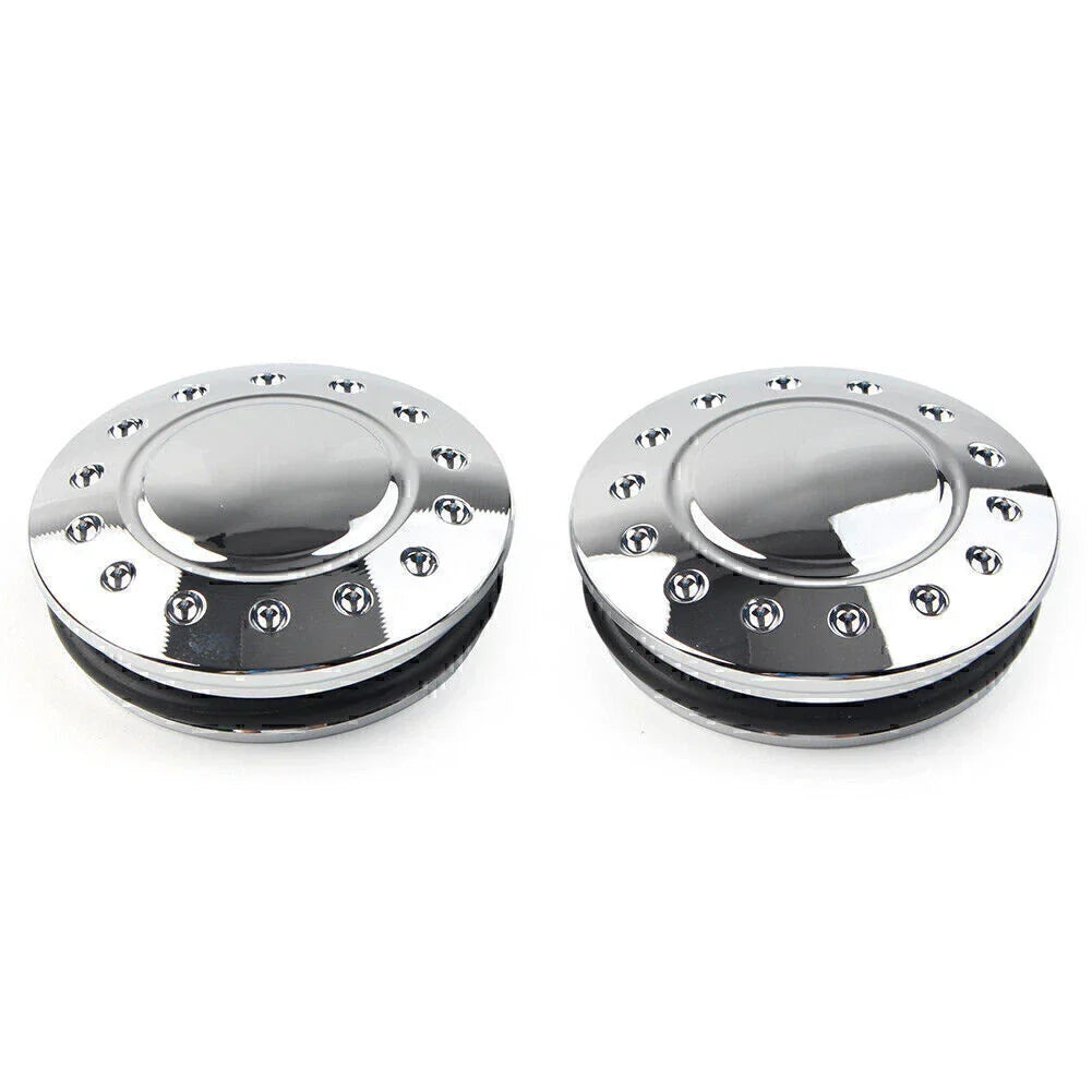 CNC Aluminum Swingarm Pivot Bolt Covers for Harley V-Rod (2002-2017)