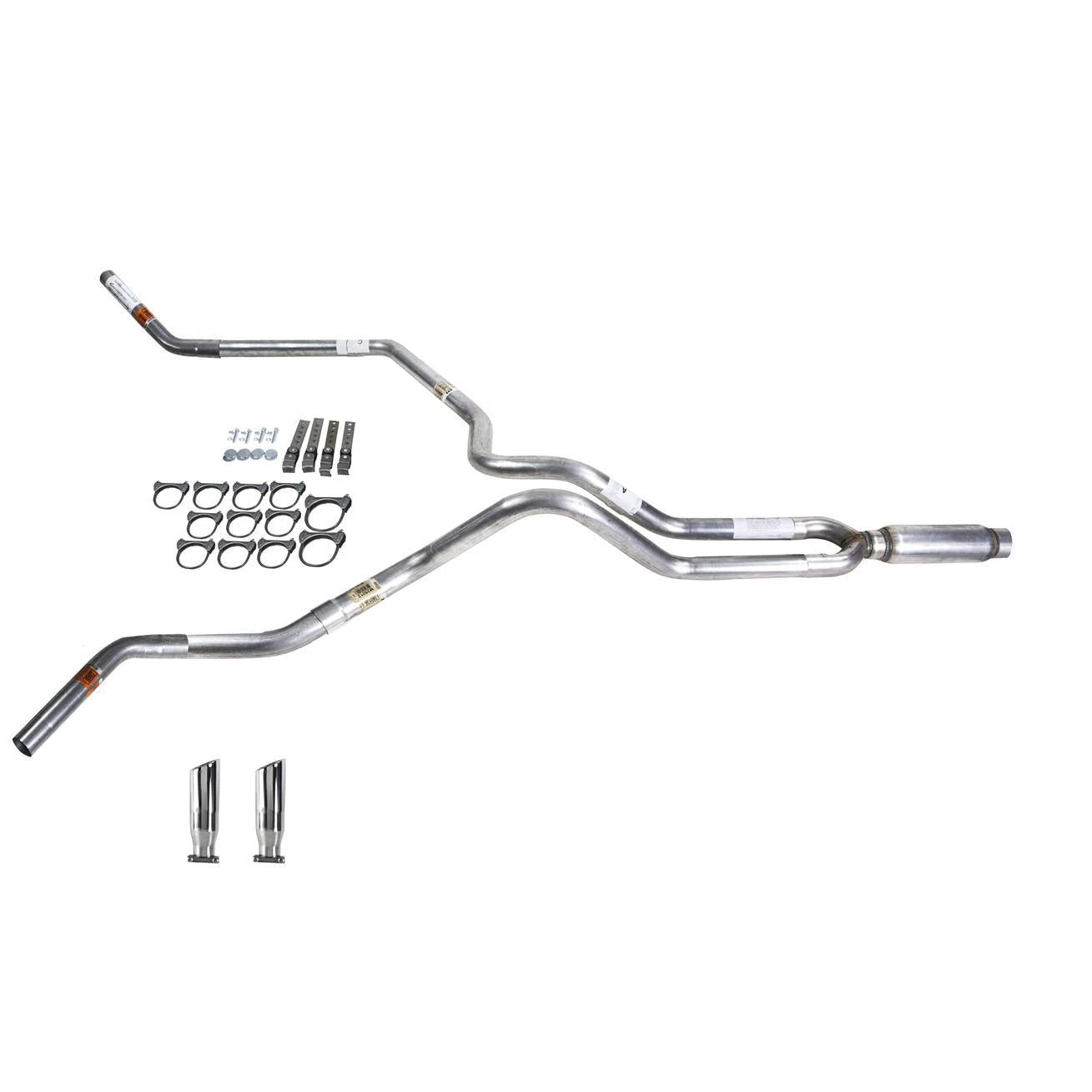 Dual Exhaust Pipe for Titan 04-05 with Glass Pack Muffler and RC Tip