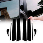 16PCS Gloss Black Window Door Pillar Post Trim for Toyota Camry (2018–2021)