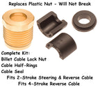Billet Cable Lock Nut Seal & Half Ring Kit for Sea Doo (211100009, 277000055, 277001729)