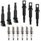 6X Ignition Coils + 6X Iridium Spark Plugs for BMW 128i 328i 525i 528i Z4 (2008–2013)