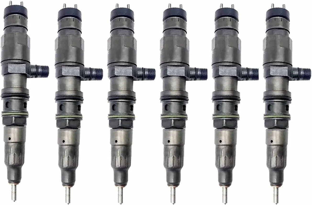 Set of 6 Fuel Injectors 0445120302 0445120303 A4720701287 for Mercedes Benz Truck