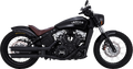 3" Twin Slash Slip-On Mufflers for Vance & Hines (Black) (48323)