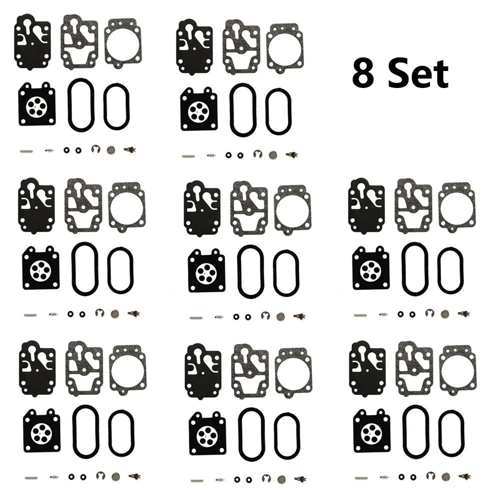 8x Carburetor Repair Kit for Husqvarna 130BT (K20-WYA)