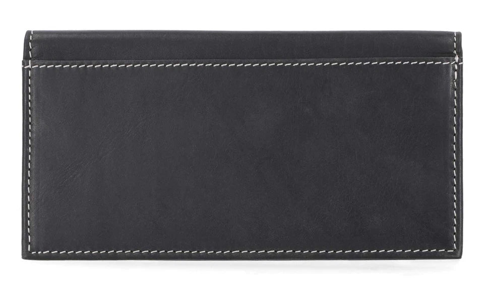 Leather Bi-Fold Wallet for Harley-Davidson (Men's, Black)