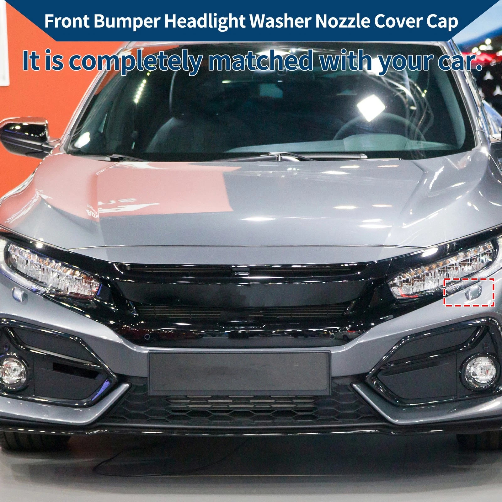 Front Left Washer Nozzle Cover Cap for Honda Civic FB2 FB3 (2012–2013)