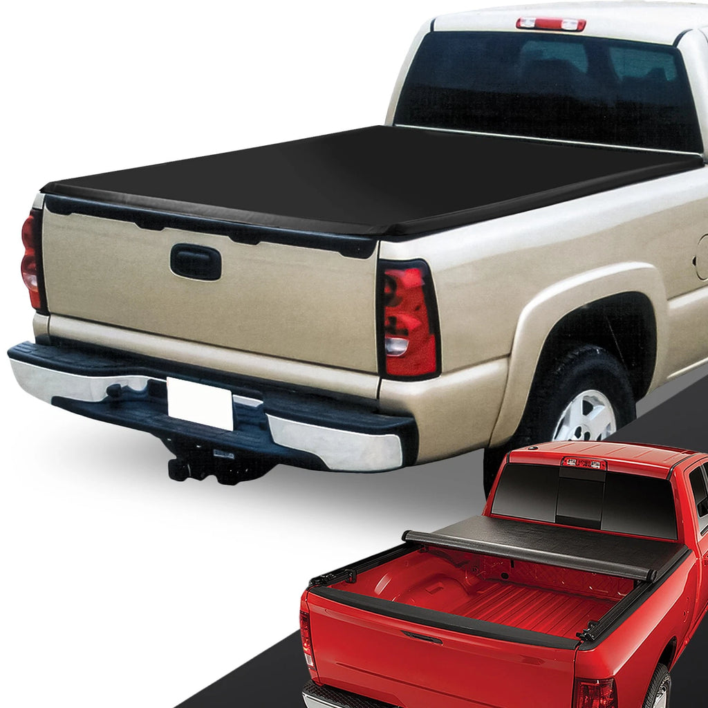 Vinyl Soft Roll Up Tonneau Cover for Chevy GMC C/K 1500-3500 (1988–2002)