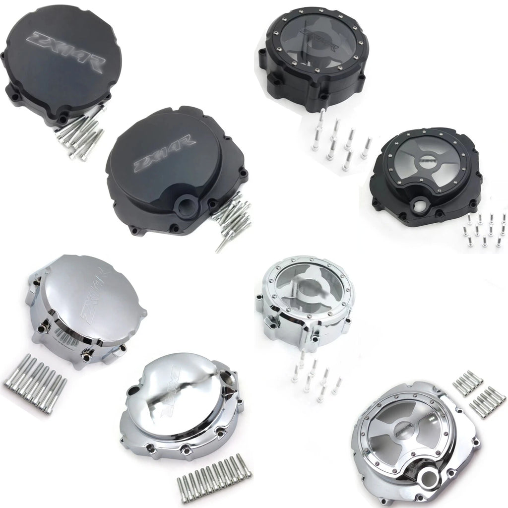 Engine Covers Set of 2 for Kawasaki Ninja ZX14 ZX14R ZX1400 (2006–2023)