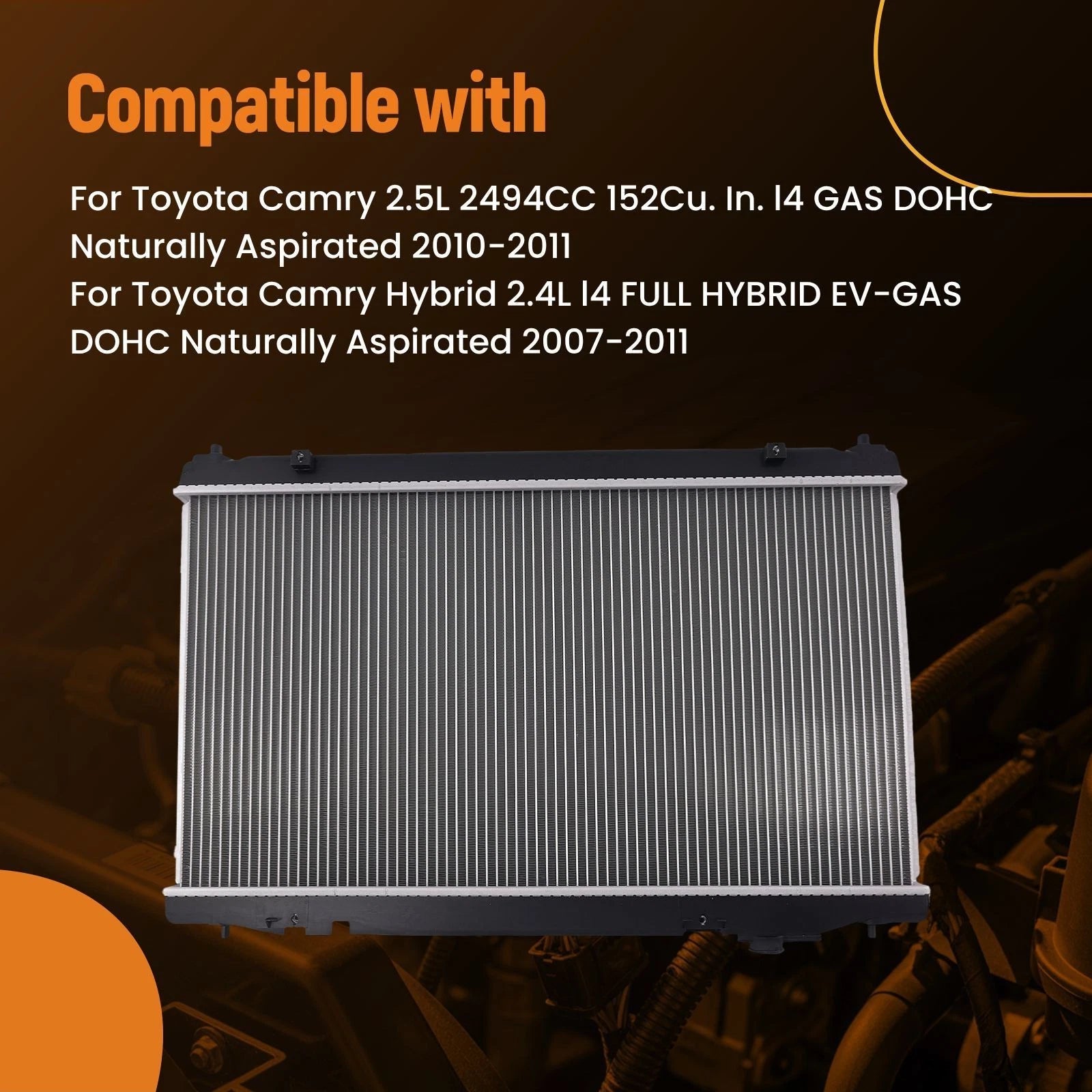 Radiator for Toyota Camry 2.4L (2007–2011) RAD2917 2917
