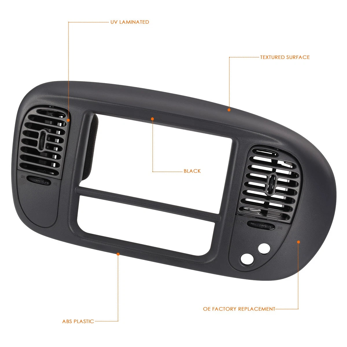 Dashboard Panel Cap Bezel for Ford F150/Expedition (1997–2004) Black