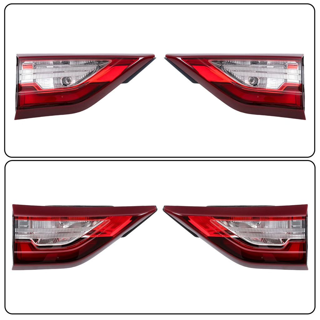 Red LED Tail Lights for Chevy Traverse (2018–2021) Inner Rear Pair