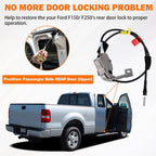 Rear Right Upper Door Latch with Cable for Ford F-150 (1997-2014)