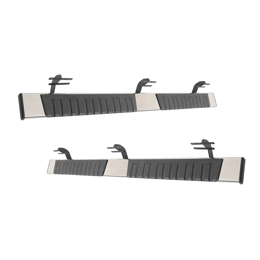 Set of 2 Steel Side Steps for Dodge Ram 1500 (2019–2024) Crew Cab