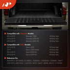 Tailgate Hardware Rebuild Kit with Cable & Rod for Chevrolet Silverado