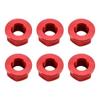 Rear Sprocket Nut Kit M10x1.5mm Red for Aprilia RSV RSV4 1000R (2004–2016)