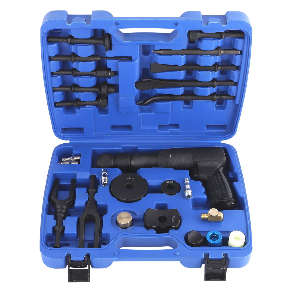 19PC Air Hammer Kit for Automotive Repair (Chrome Molybdenum Steel)