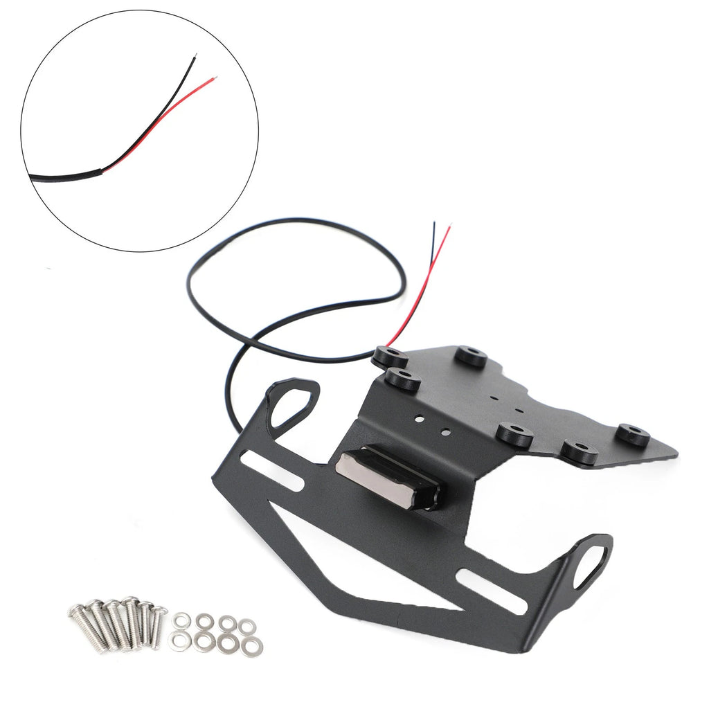 License Plate Holder Frame for Yamaha Tenere 700 / XTZ700 (2019–2021)