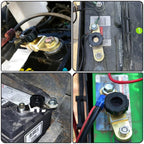 Battery Disconnect Cut Off Isolator Master Switch DC12V for Auto RV ATV SUV