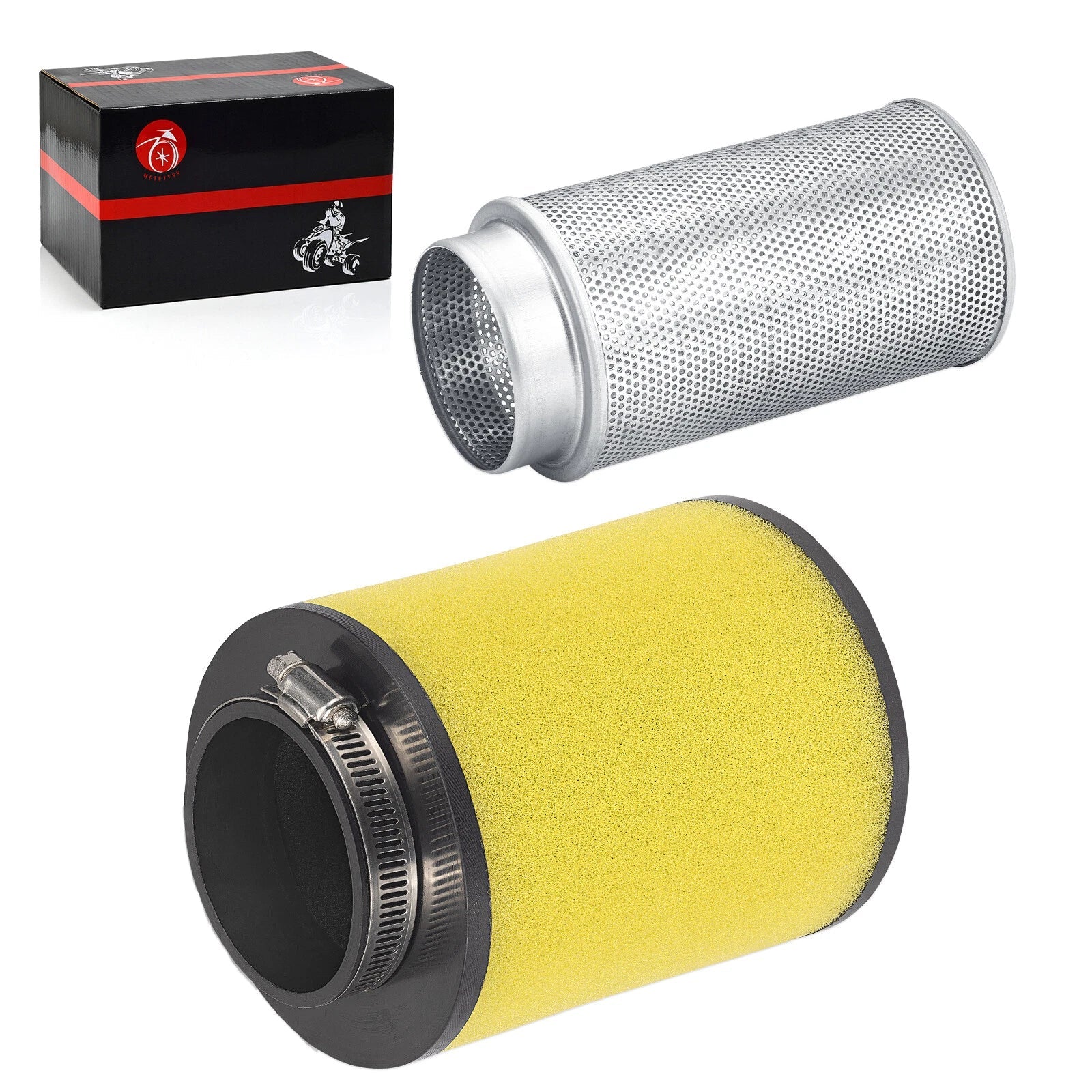 Air Filter w/ Air Cleaner Body for Honda Rancher 420