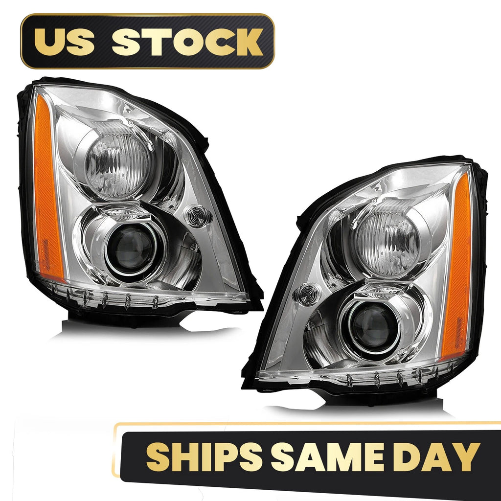 HID Xenon Projector Headlights for Cadillac DTS (2006–2011) W/O Bulb