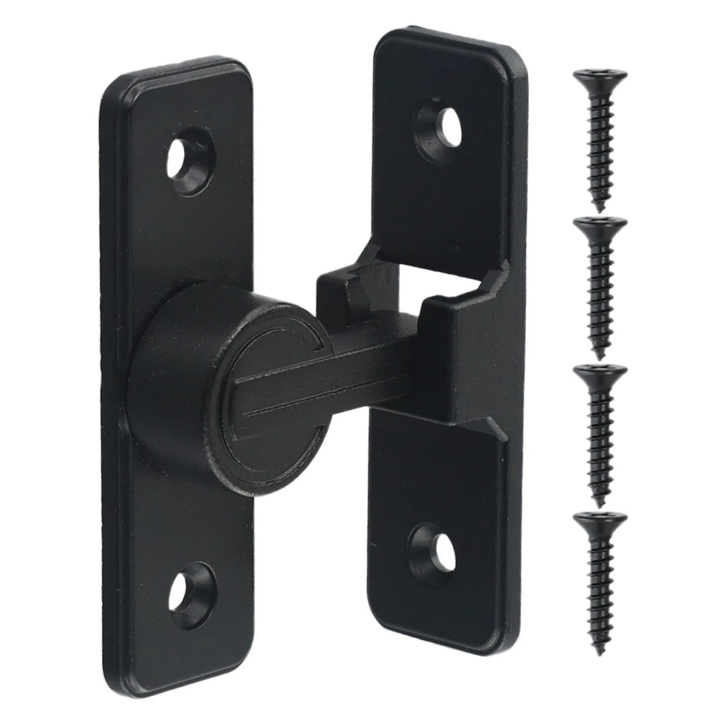 Heavy Duty Barn Door Lock Latch for Sliding Doors (90 Degree)