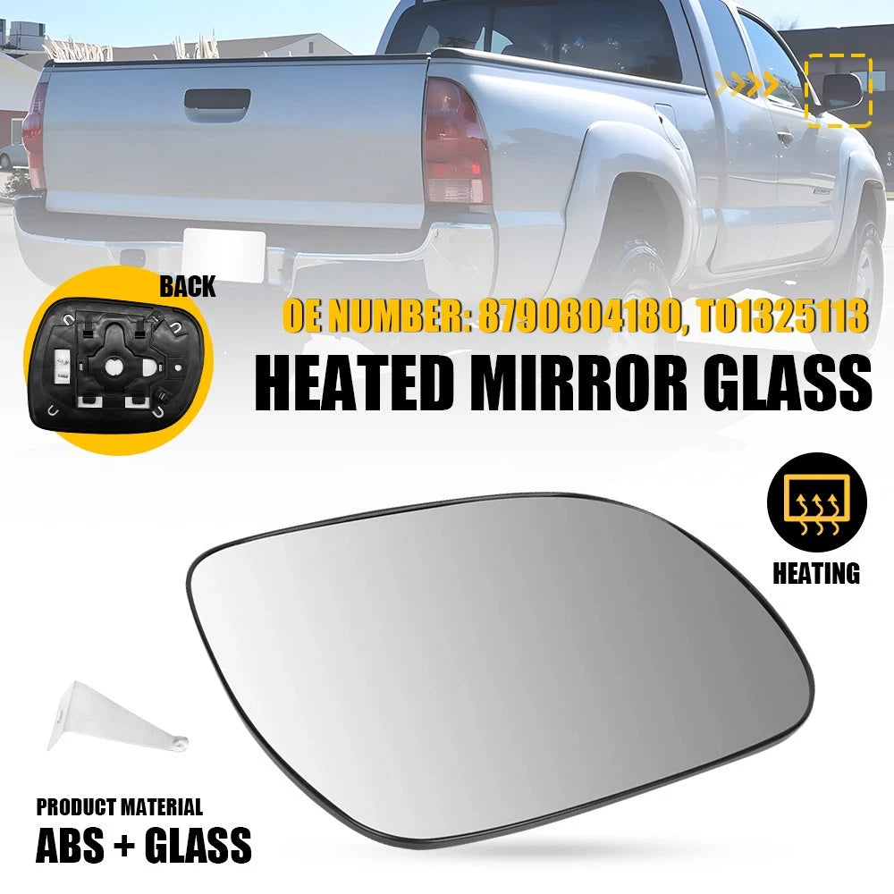 Heated Mirror Glass Replacement Right for Toyota Tacoma (2005–2011)