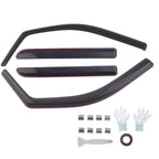 Set of 4 Side Window Guards for Ford F150 (2009–2014) Wind Deflectors