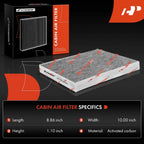 Engine and Activated Carbon Cabin Air Filter for Kia Optima (2011-2020)