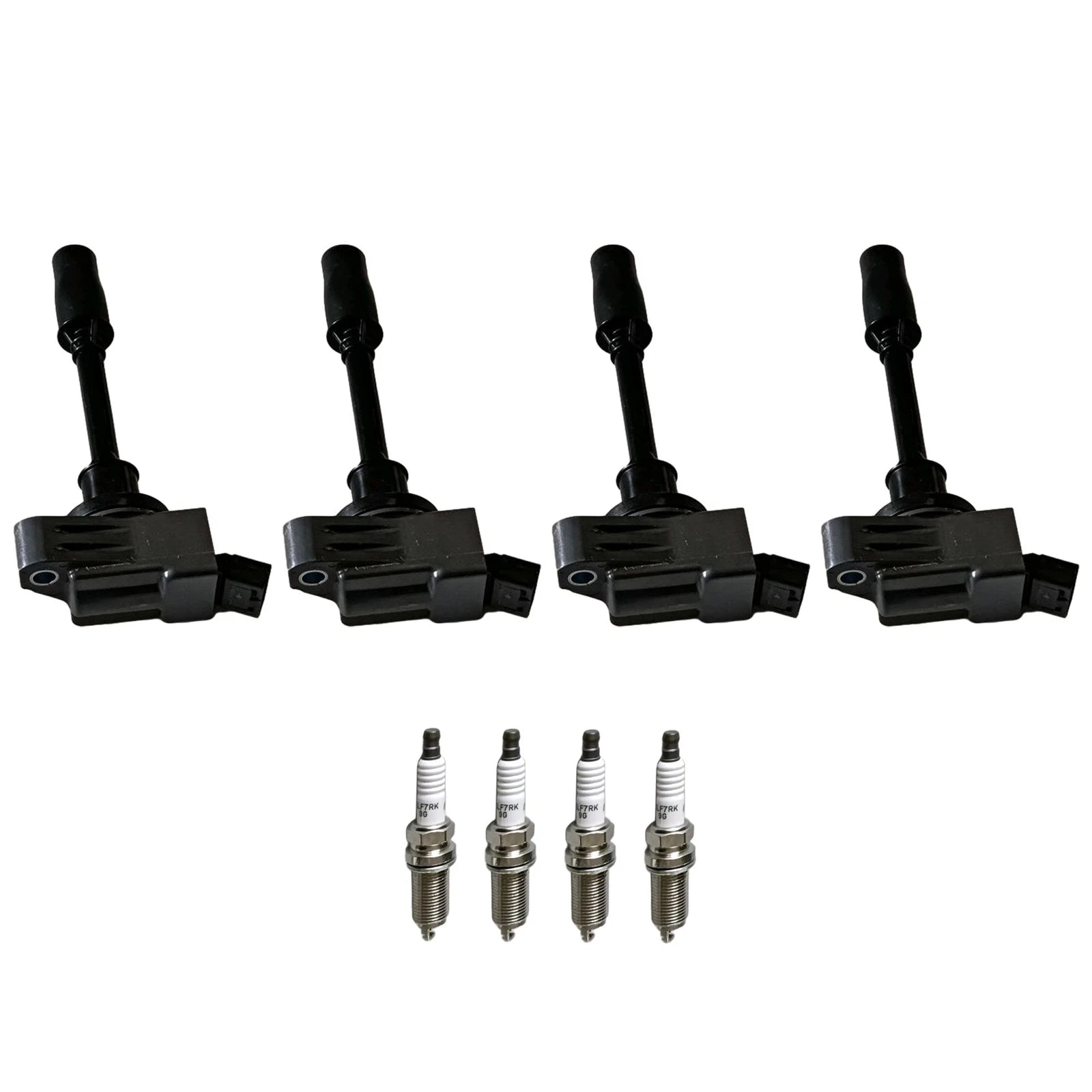 Set of 4 Ignition Coils & Platinum Spark Plugs for Lexus GS300 NX200t (2015–2019)