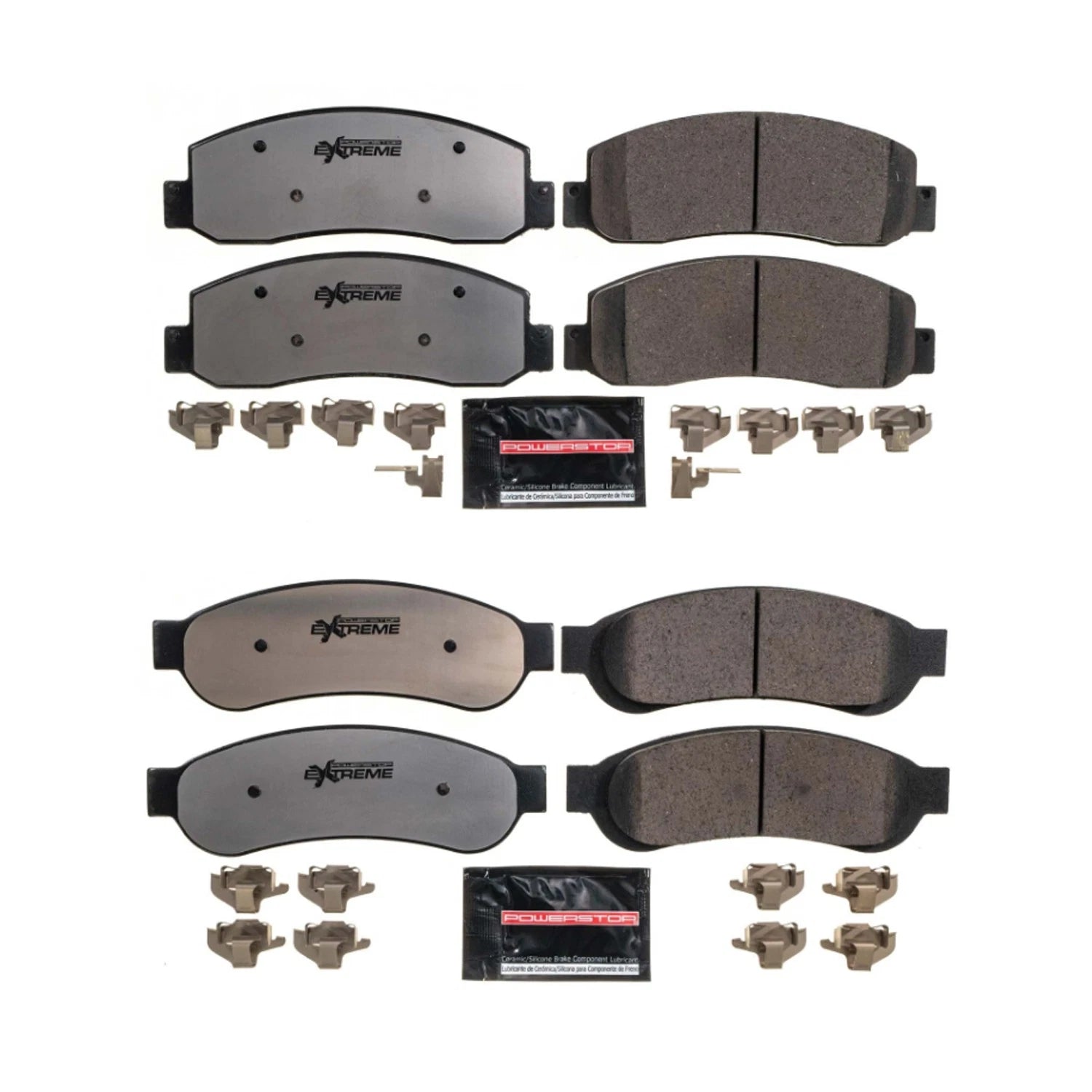 PowerStop Z36 Carbon-Fiber Ceramic Disc Brake Pads Kit for F250 SD