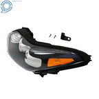 Headlight for Kia Sportage (2017-2019) Halogen with LED DRL Black Driver Side