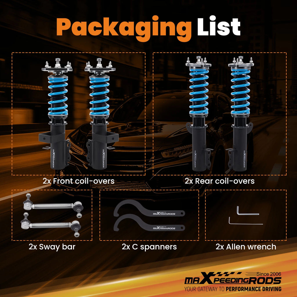 Coilover Shocks Struts for Toyota MR2 (1987-1989)