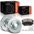 Set of 6 Drilled Brake Rotors & Pads for Buick Chevrolet Uplander (2005–2008)