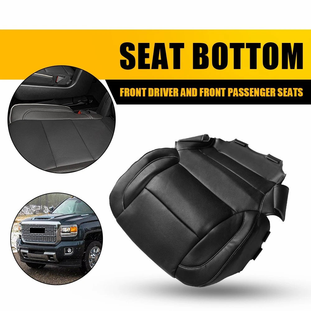 Driver Bottom Leather Seat Cover for Chevy Tahoe Silverado (2014–2019)