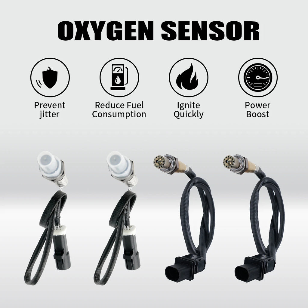 Set of 4 Oxygen Sensors for Ford E-150 E-250 (2009–2014) 4.6L 5.4L