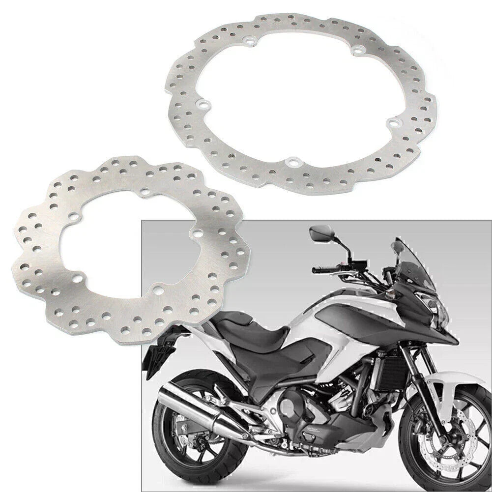 Front & Rear Disc Brake Rotors for Honda NC750X NC750S NC700S NC700X NC700D (2014-2023)