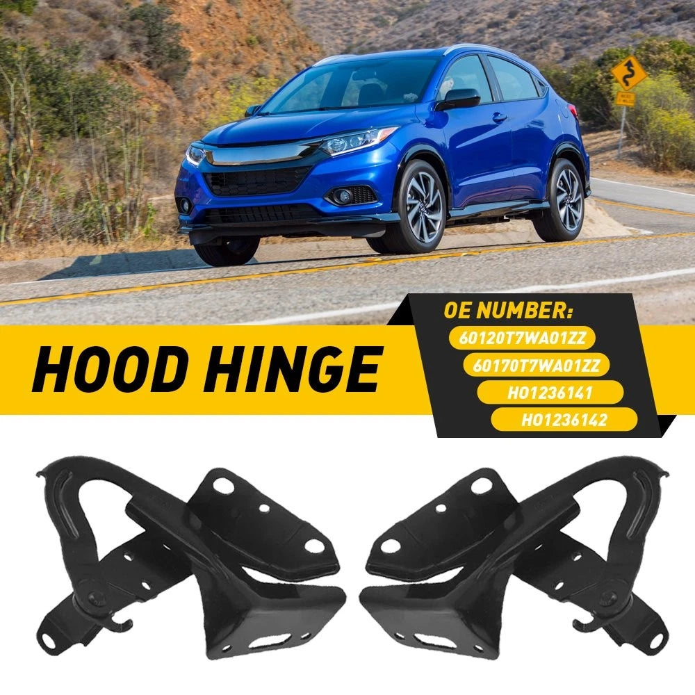 2X Front Hood Hinge for Honda HR-V (2016–2022) HO1236141 EXV