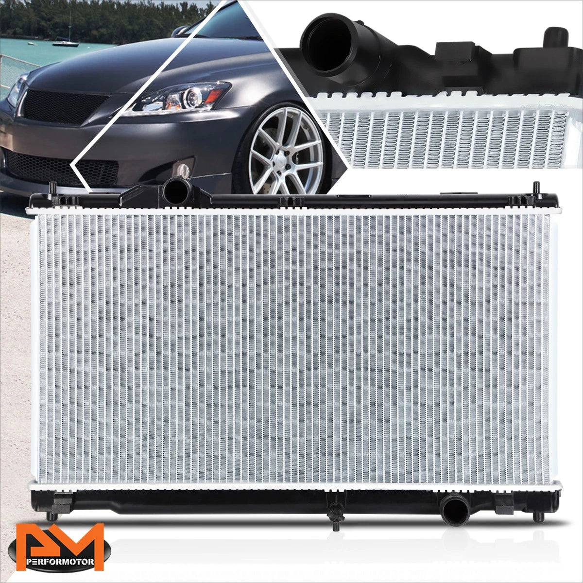 Aluminum Cooling Radiator for Lexus IS250/IS350 (2006–2015) DPI-2968
