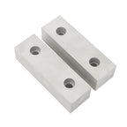 Set of 2 Reversible Aluminium Vise Jaws for 8" Vise