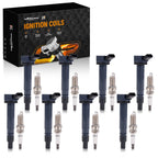 8X Ignition Coil & Spark Plug for Lexus GX460 V8 4.6L (2010–2020) 90919A2005
