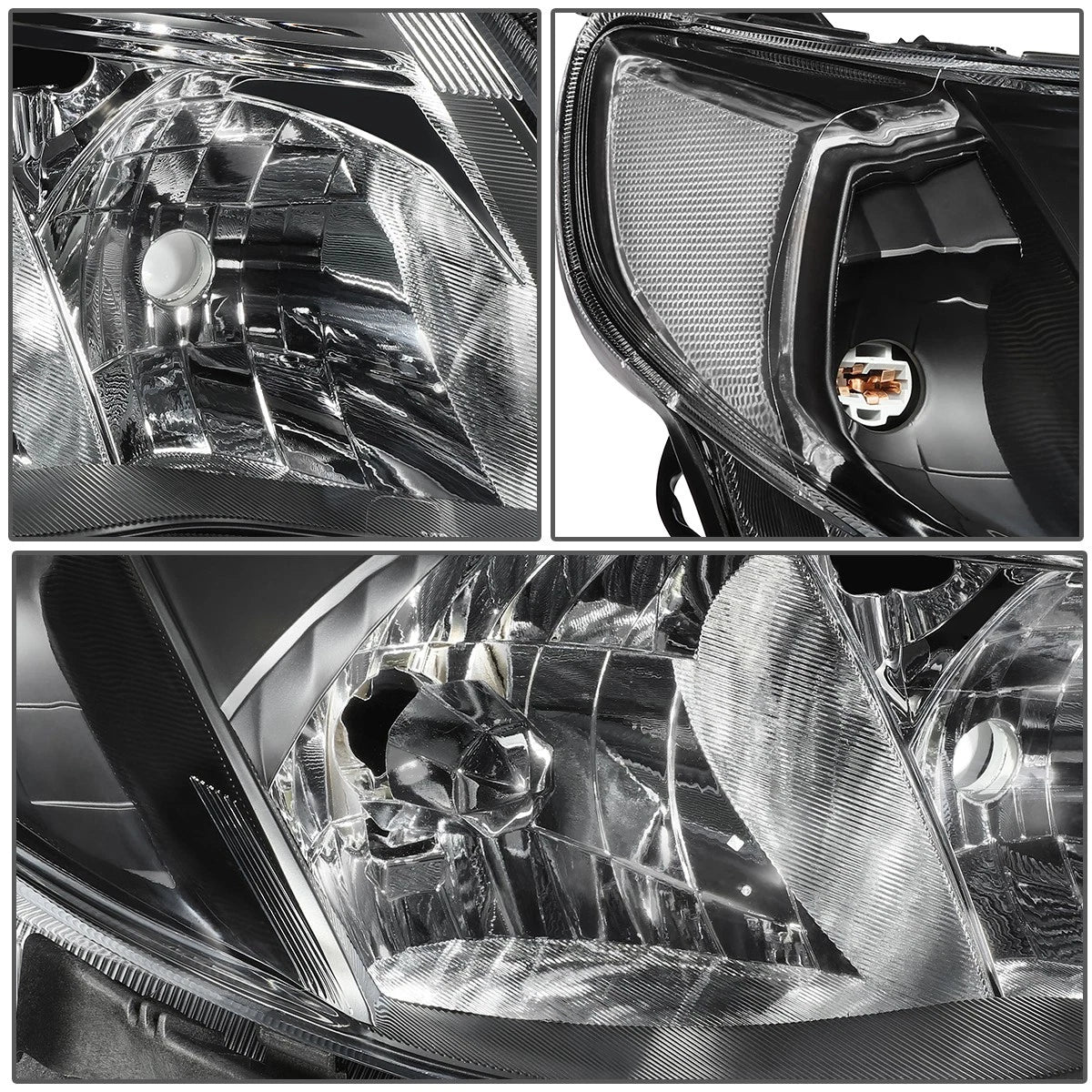 Black Clear Signal Headlights for Subaru Forester (2009–2013)