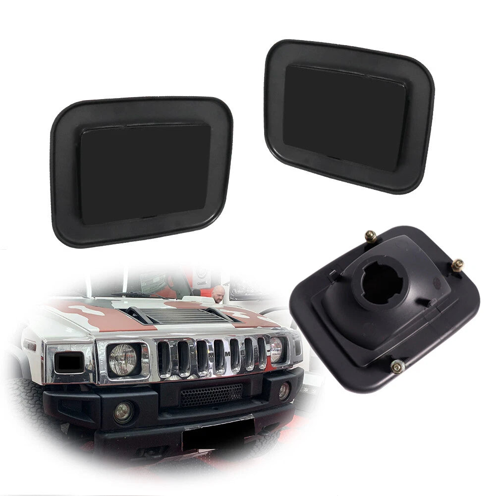 2X Front Smoked Lens Parking Signal Lights for Hummer H2