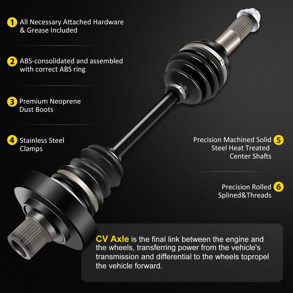 Rear Right CV Axle for Yamaha Grizzly 660 (2003–2008)