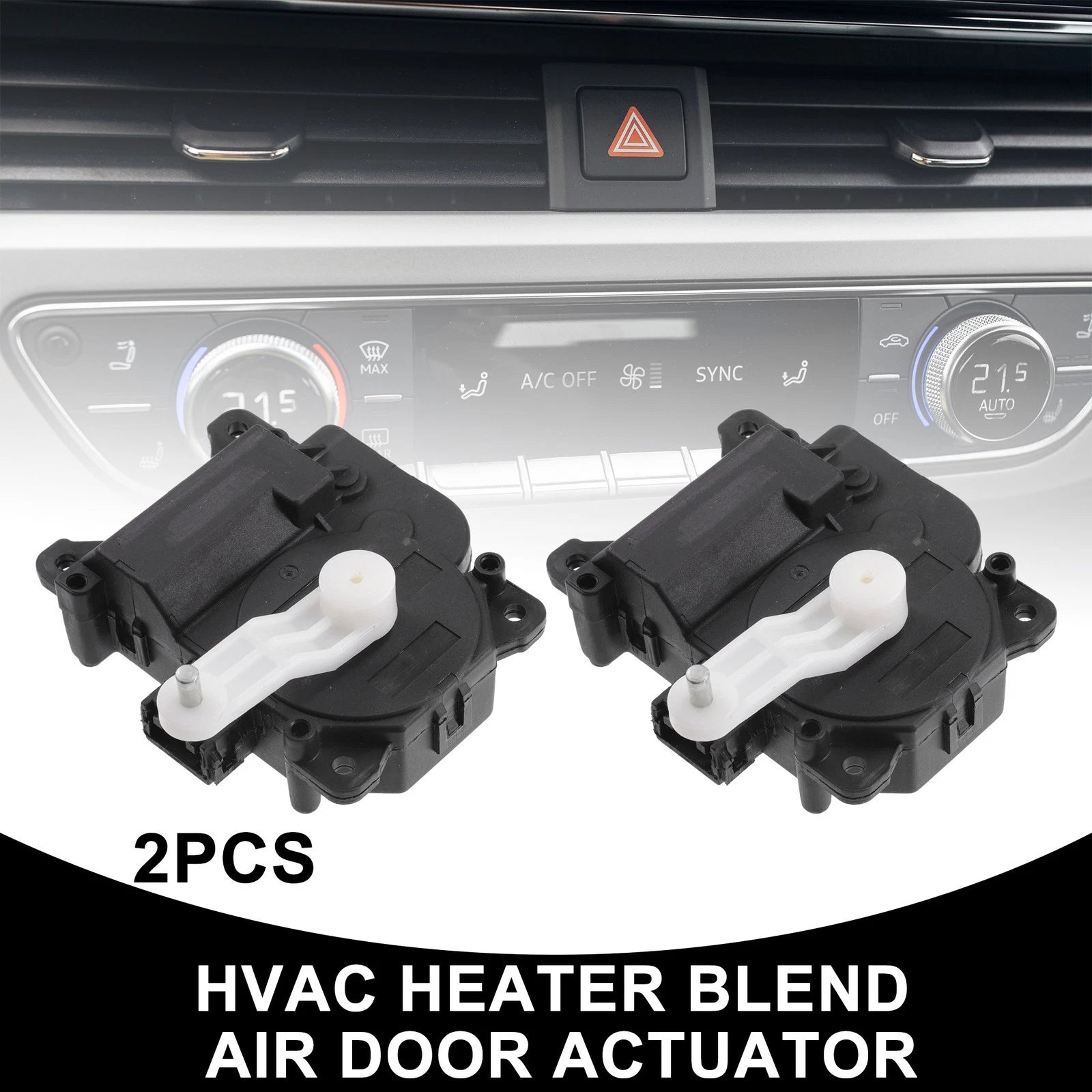 2X HVAC Heater Blend Door Actuator No.8710641041 for Toyota Highlander (2001–2003)