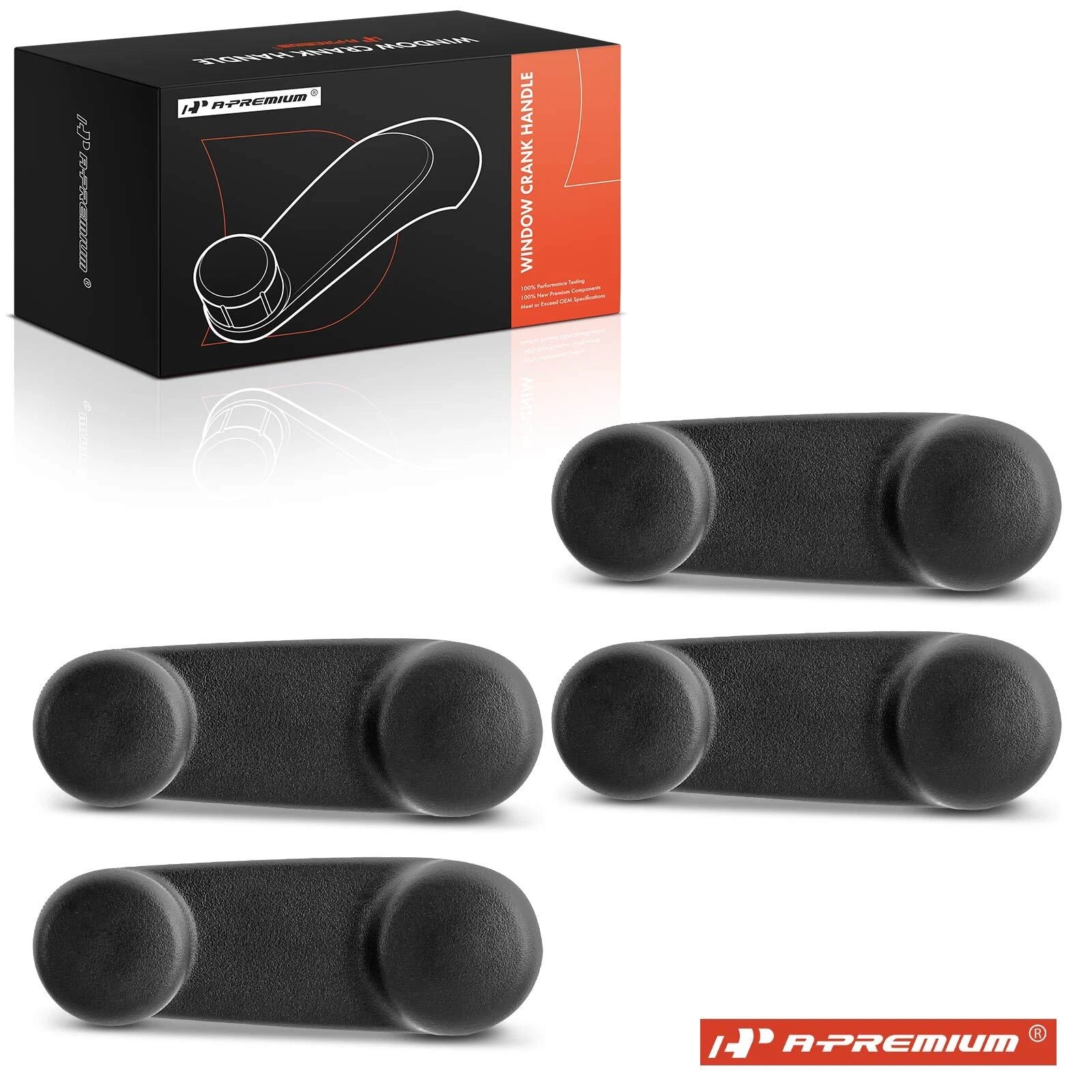 Set of 4 Interior Door Handles for Jeep Wrangler (1997–2010)